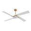 Ventilateur de plafond à 4 pales avec lumière DEL et télécommande Kyliegh-511506479-528982588-528982591
