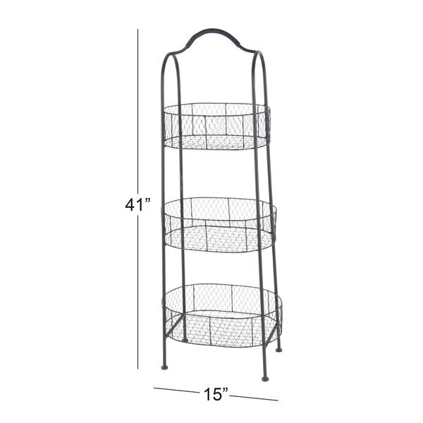 Ophelia & Co. 3 Tier Metal Basket & Reviews 