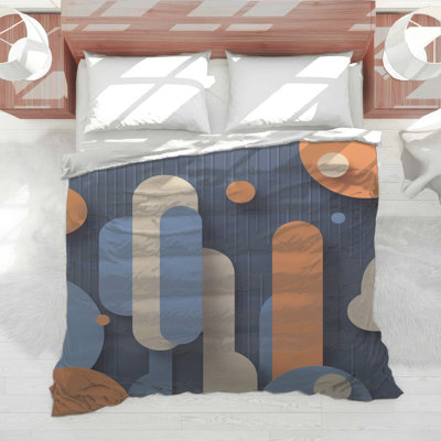 Geometric Abstract Shapes Comforter