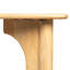 Everly Rectangular Mango Wood Dining Table with Arched Base