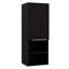 Armoire à pharmacie simple H 32 po, deux tablettes extérieures, deux tablettes intérieures, noir
