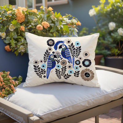Coussin lombaire réversible intérieur / extérieur Pipo Parrot