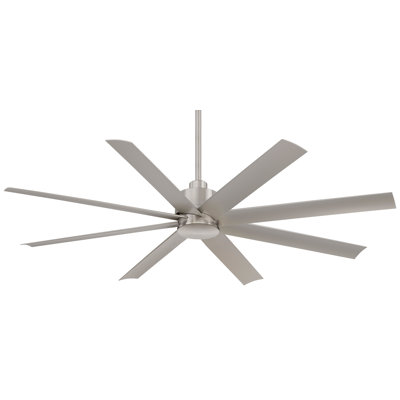Slipstream 65" 8-Blade LED Smart Standard Ceiling Fan with Remote Control and Light Kit Included