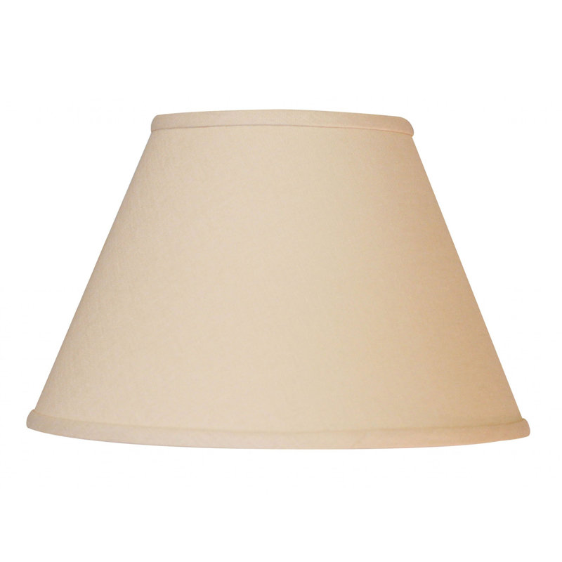 Abat-jour empire en lin beige