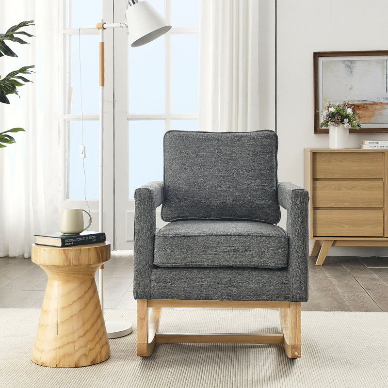 Chaise berçante 26 po, Gris