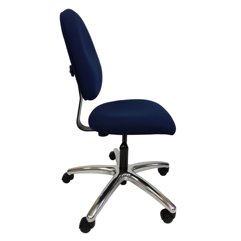 Chaise de travail industrielle, Bleu marine