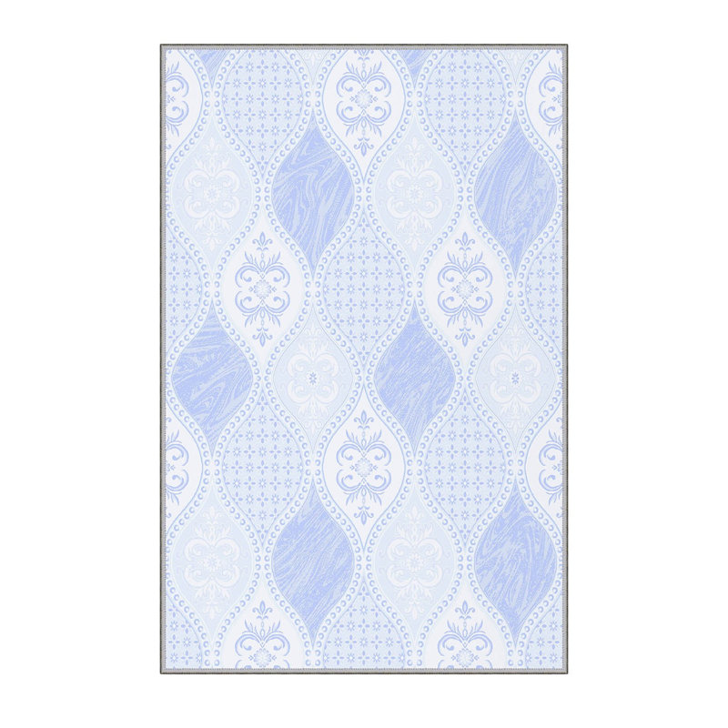 Luxueux tapis imprimé en 3D, 5,9 x 9,2 pieds | 100% polyester, velours de 0,3 po de hauteur, 650 g / m² | Antibactérien et antidérapant dessous, lavable à la machine pour un entretien facile | Parfait pour le salon, la chambre à coucher ou le bureau