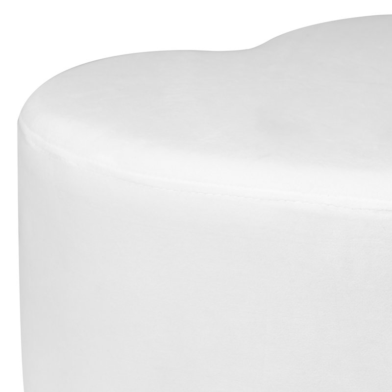 Tabouret de coiffeuse Kianna, Blanc