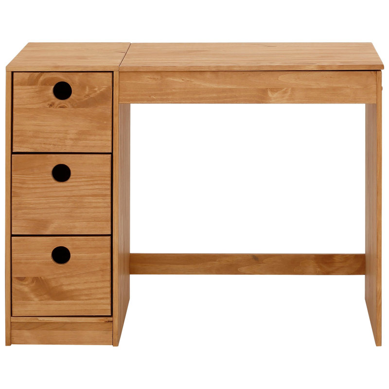 Diepreye Solid Wood Writing Desk, Walnut