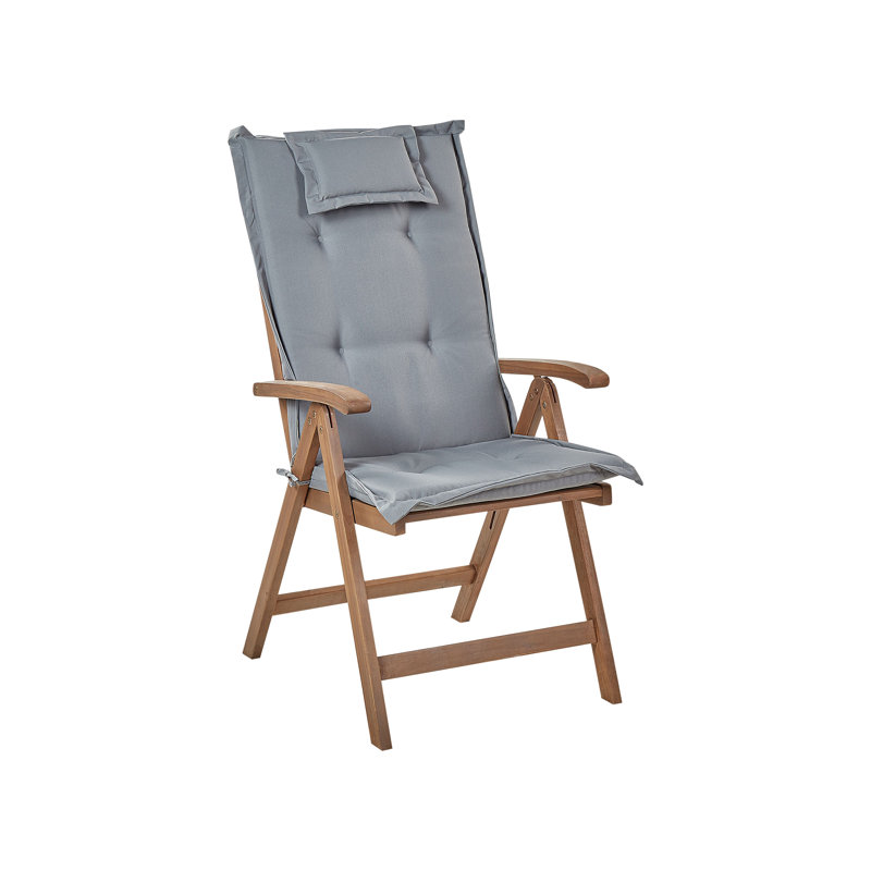 Bartonville Patio Dining Armchair with Cushion, Grey