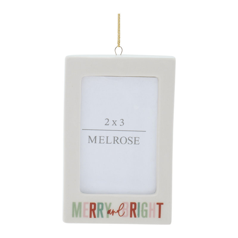 Ensemble de 6 cadres décoratifs Merry & Bright L 4 po x H 4,25 po