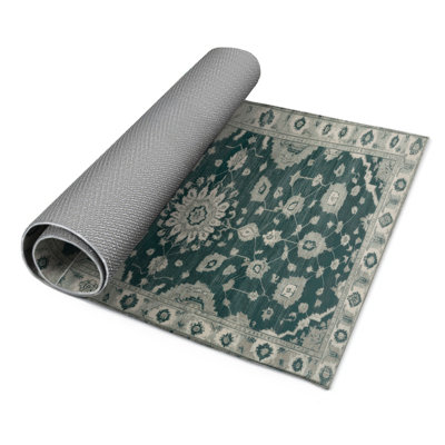 Tapis bleu intérieur et extérieur surteint