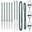 Vidaxl Fence Posts With Spike 7 Pcs Diameter32 Mm Galvanised Steel-114618682-114618677