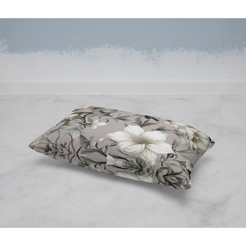 Coussin Petal Perfection, Argent argent