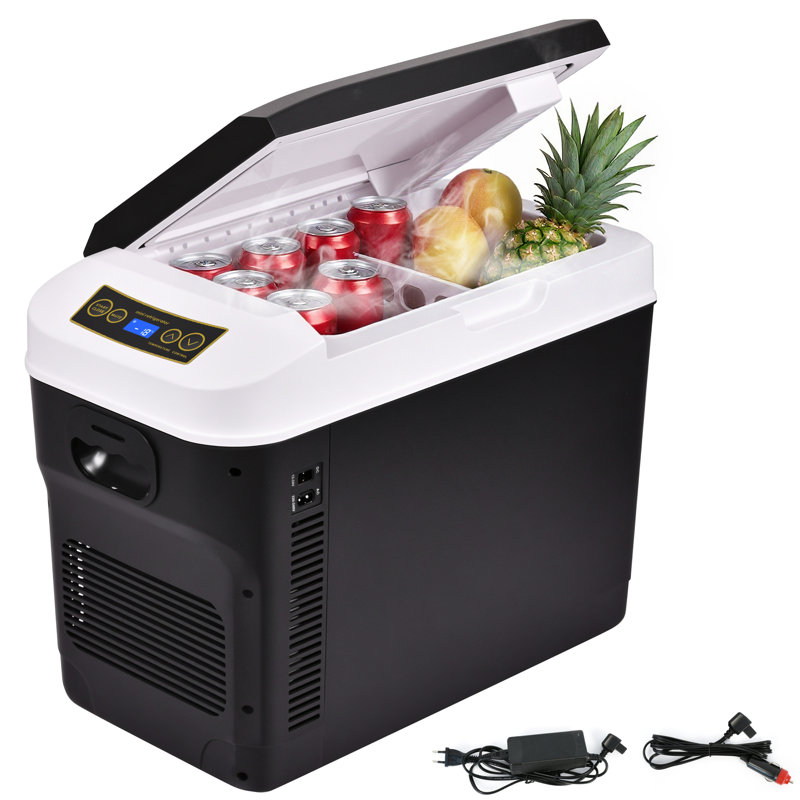 Advwin 31Quart/30L Car Refrigerator 12 Volt Electric Cooler, Portable Plug In Car Cooler For Camping, Travel, Rv, Black