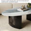 Table basse en pierre de luxe de style micro-cristallin-1971790511