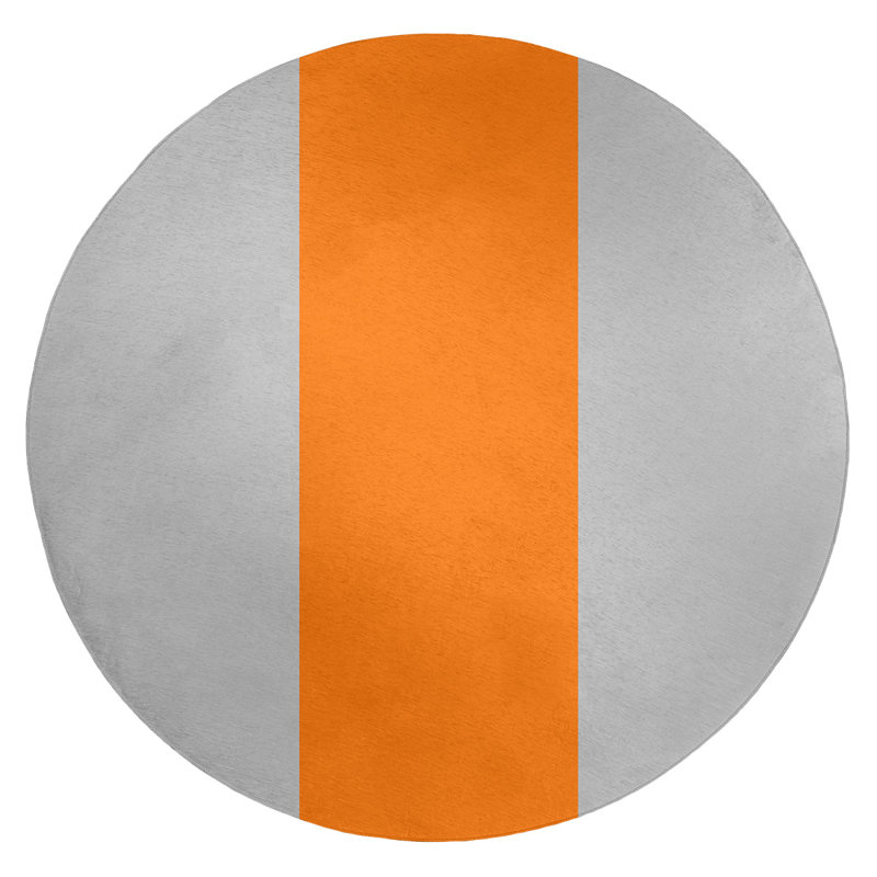 Chenille Indoor Rug, Round 5'