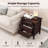 Abdülsamet Modern Wooden Nightstand with 3 Drawers-1071467745
