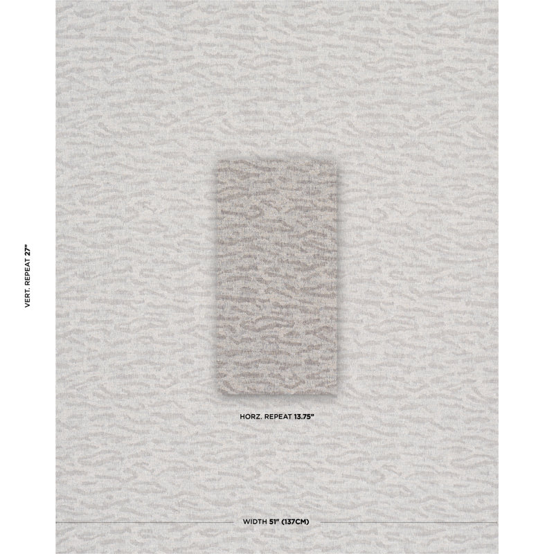 Schumacher x Patterson Flynn Altamira Fabric, Stone