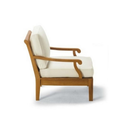 Sack Teak Outdoor Lounge Chair , Sunbrella® Cushions Included