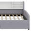 Lit plateforme simple tapissier avec tiroirs-359215003