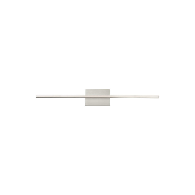 Span 1 - Light LED Bath Bar, Plated Brass, 3000