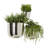 Magdalena 3-Piece Round Iron Wall Planters -2059334720