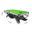 Table de billard en bois massif 9 pi Custom
