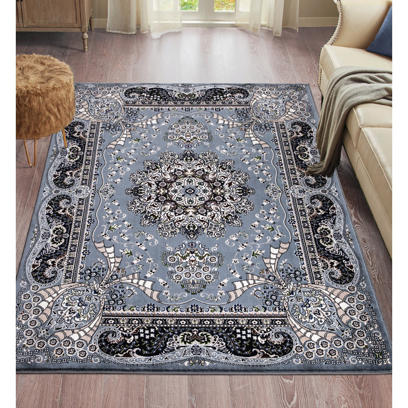 Floral Area Rug, Rectangle 200 x 290cm