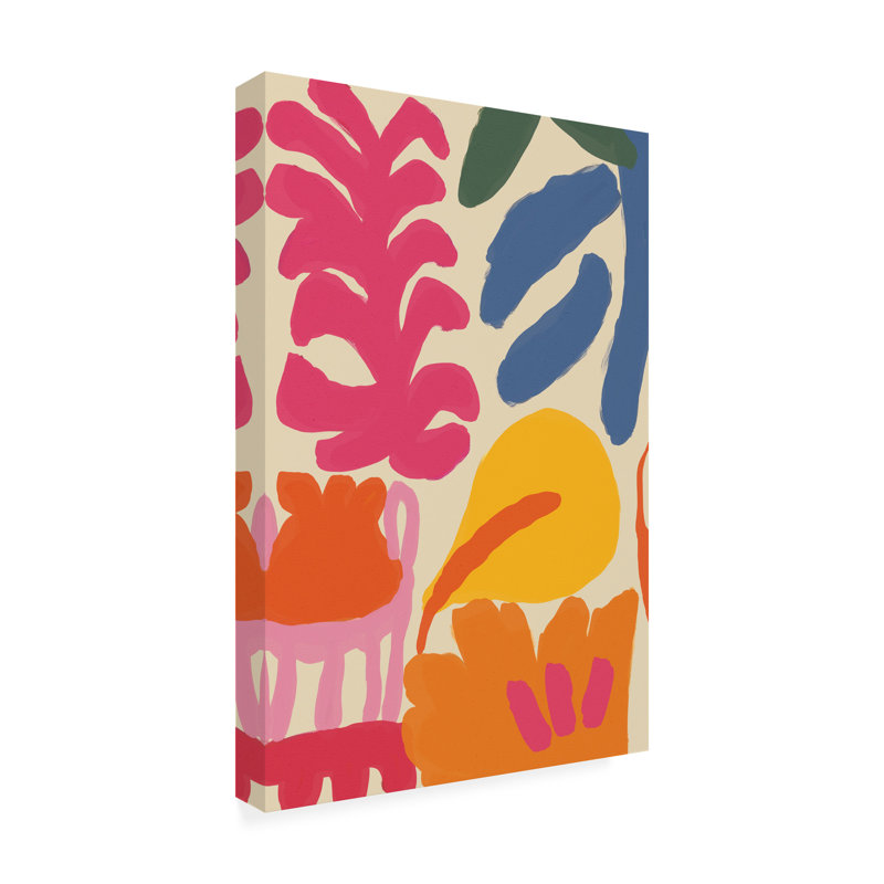 Bolognaise «Happy Summer No 3» sur toile, H 32 po x l 22 po x P 2 po