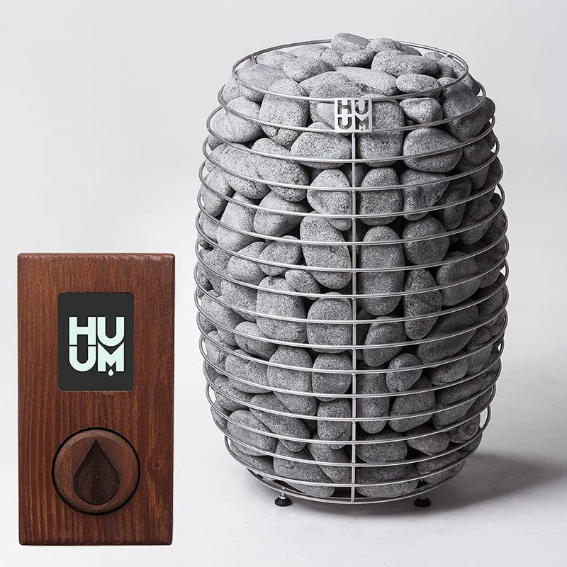 HUUM Hive 12 kW Sauna Heater with UKU WiFi Control, (Sauna Stones Included )
