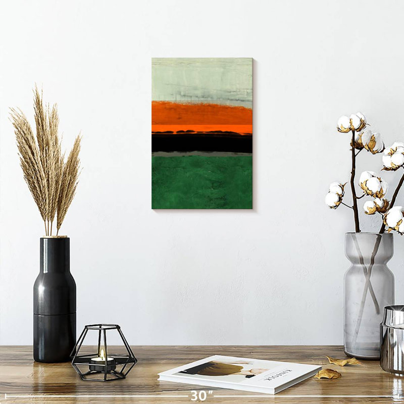 Avery Abstract Stripe Theme Orange, 12" H x 8" W