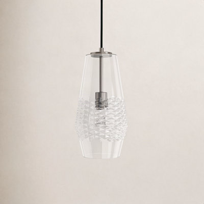 Single Light Glass Dimmable Pendant