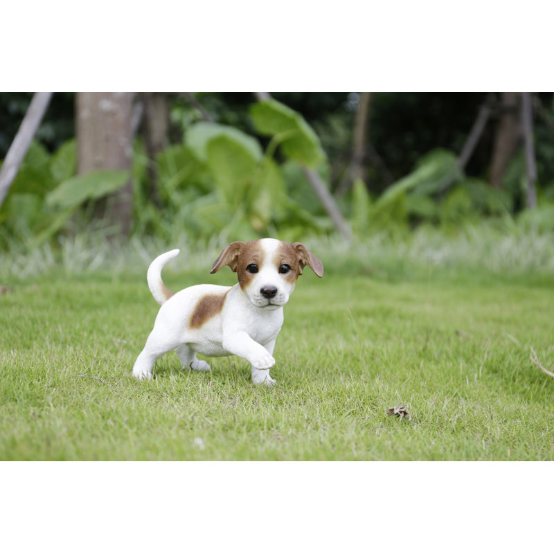 Jack Puppy Playing Statue