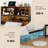 Bed Frame With Charging Station Storage Headboard Under-bed Storage Space-1159367961
