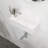 Stain-resistant Ceramic Sink Modern Wall-mount Bathroom Essential