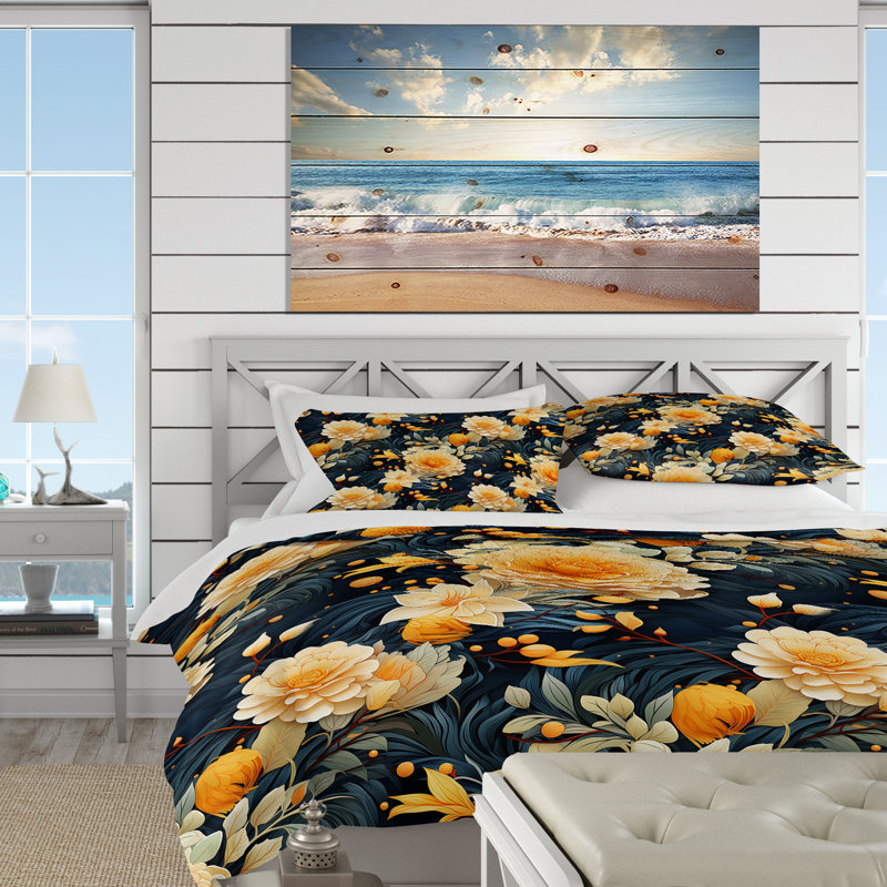 Ensemble de housse de couette Ocean Odyssey, Housse de couette pour très grand lit et 2 très