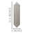 3" x 12" Ceramic Subway Wall Tile-72613623