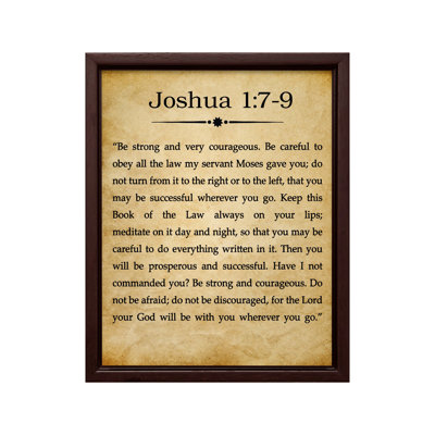 Joshua 1:7-9