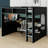 All-in-One Loft Bed with Desk, Lights & Charging Station-1528519277