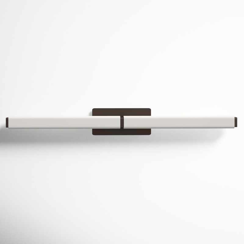 Erby LED Flush Mounted Sconce, Bronze, 3000K, 5" H x 39" W x 3" D