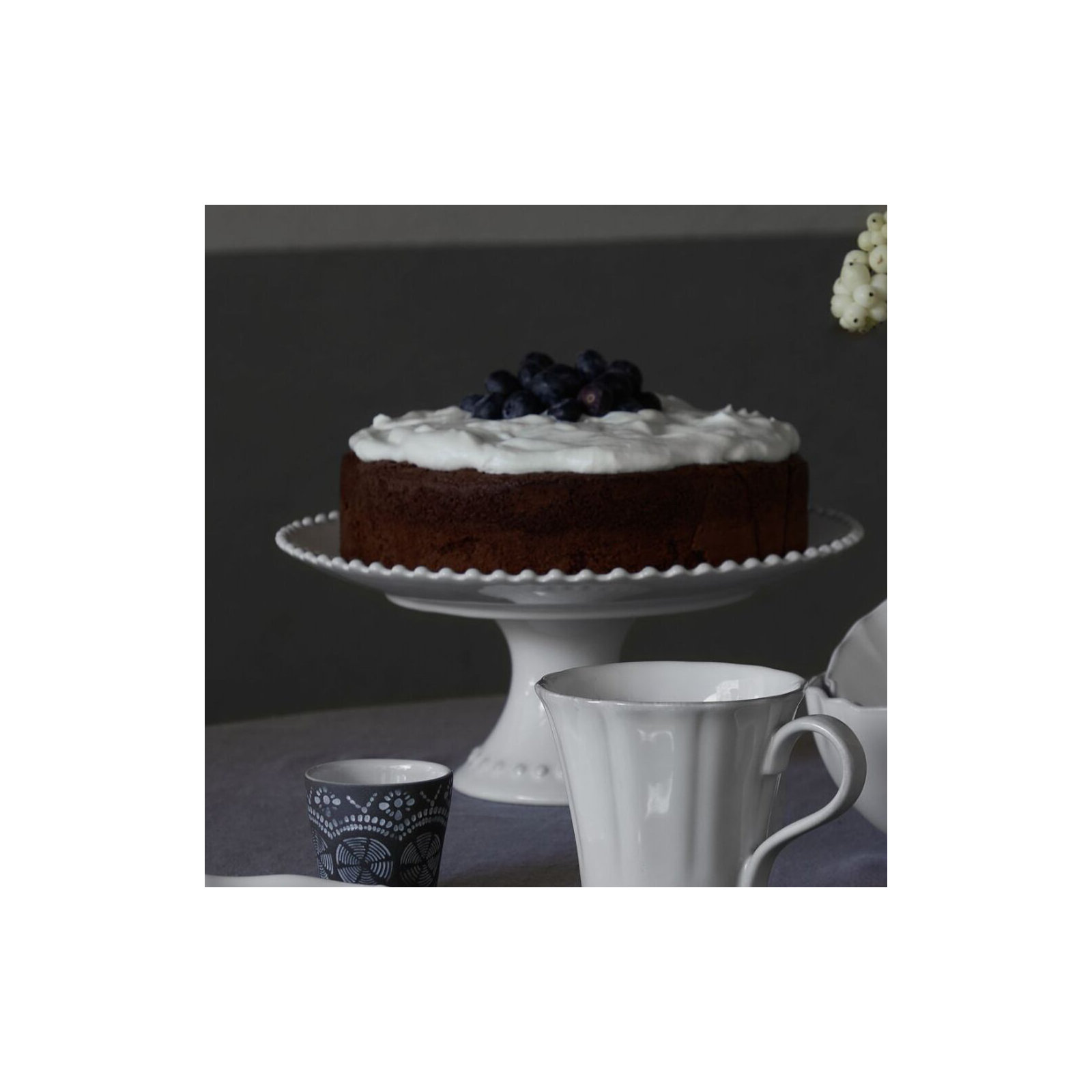 Rosa Fine Stoneware Scalloped Dinnerware Set