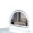 Bedroom Makeup Vanity Table, 39", White. Touch Screen Lighted Mirror And Drawer. Curved Edges Design For Elegance. Sufficient Storage Cosmetics. Functional. Easy Assembly Procedure