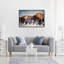 Buffalo Herd In A Snow Landscape Print-69341654-69341653