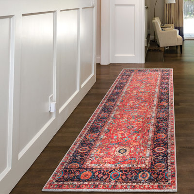 Tapis oriental en chenille tissé à la machine Melverine