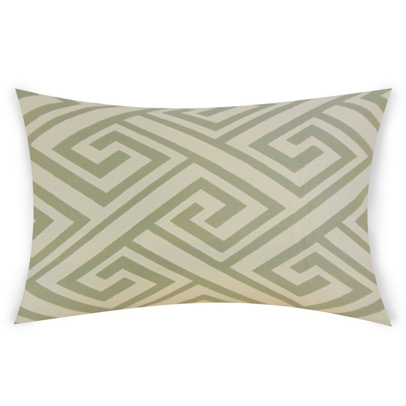 Winston Geometric Feather Reversible Throw Pillow