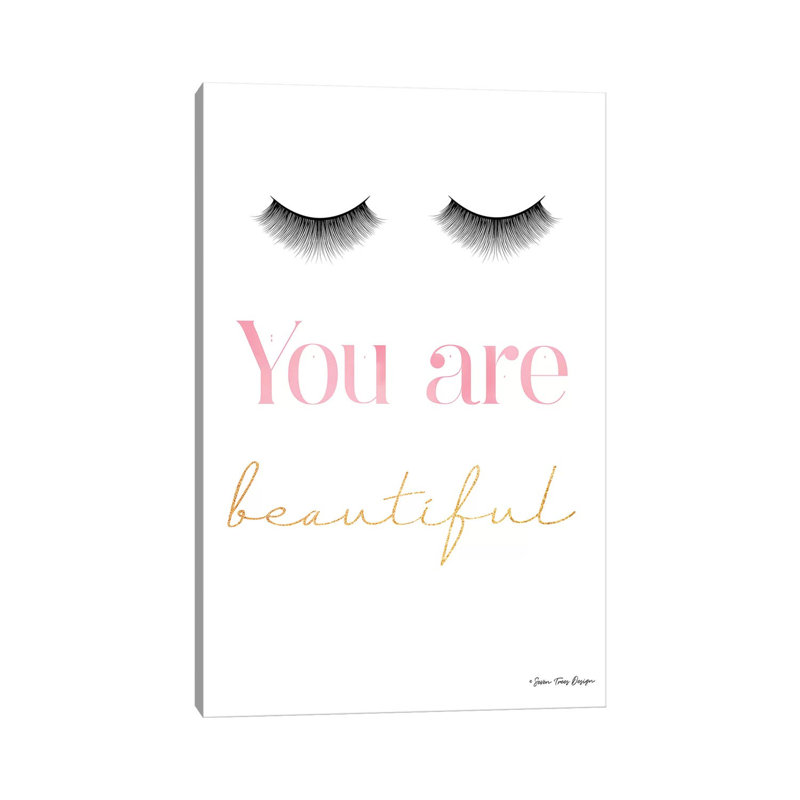 Beautiful by Seven Trees Design - Gallery-Wrapped Canvas Giclée on Canvas, Canvas, 30.48 cm H x 45.72 cm W