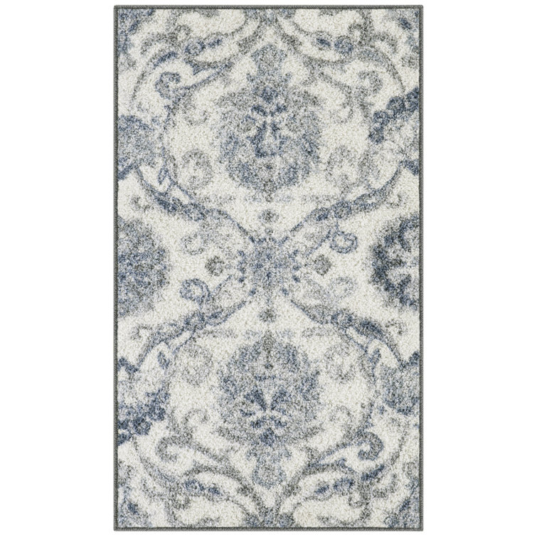 Tapis gris / bleu Idara
