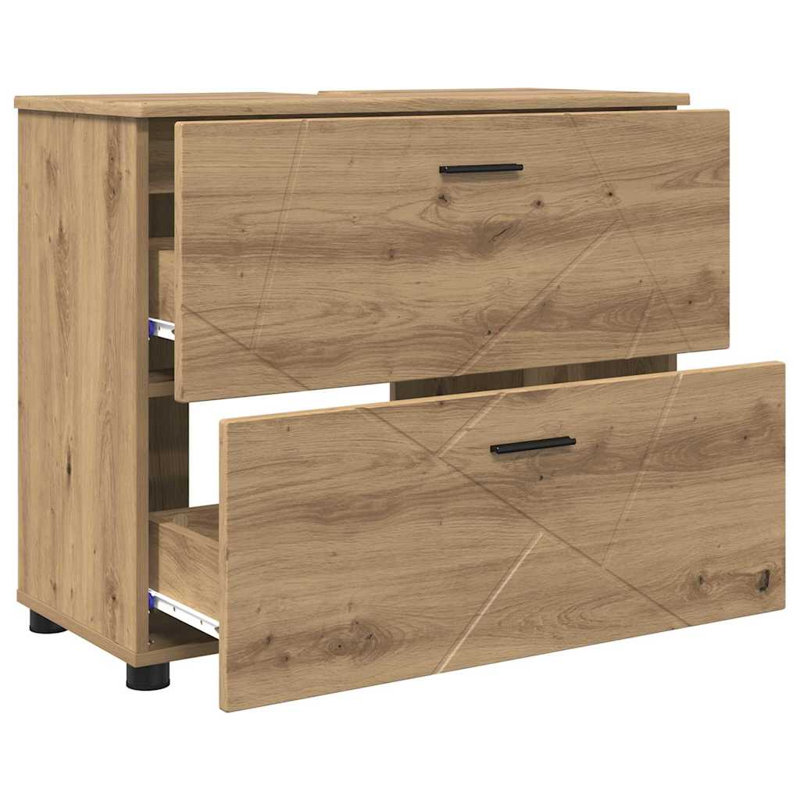 76.5cm Bathroom Vanity Base Only, Artisan Oak