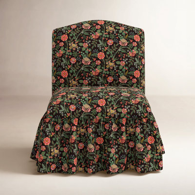 Edie Slipper Chair In Gracie Cocoa